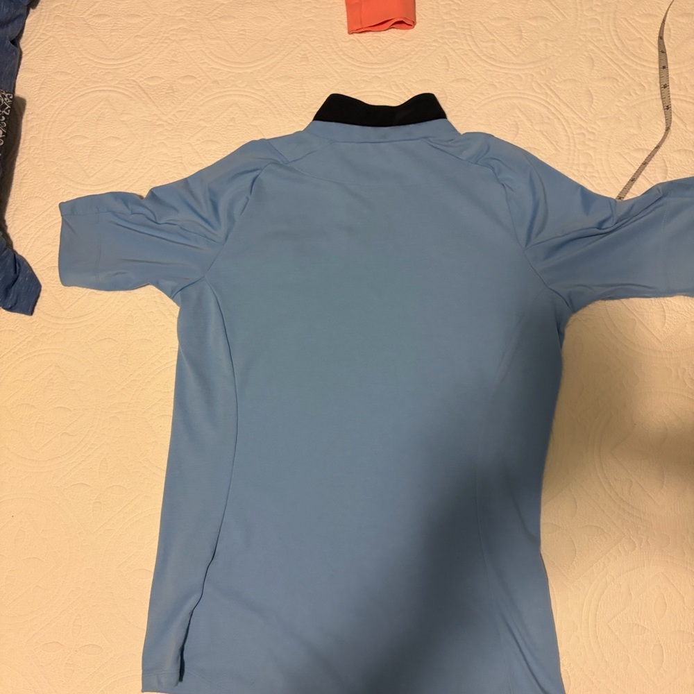 Umbro Light Blue Kids Soccer Jersey with Black Accents - Picture 3 of 3